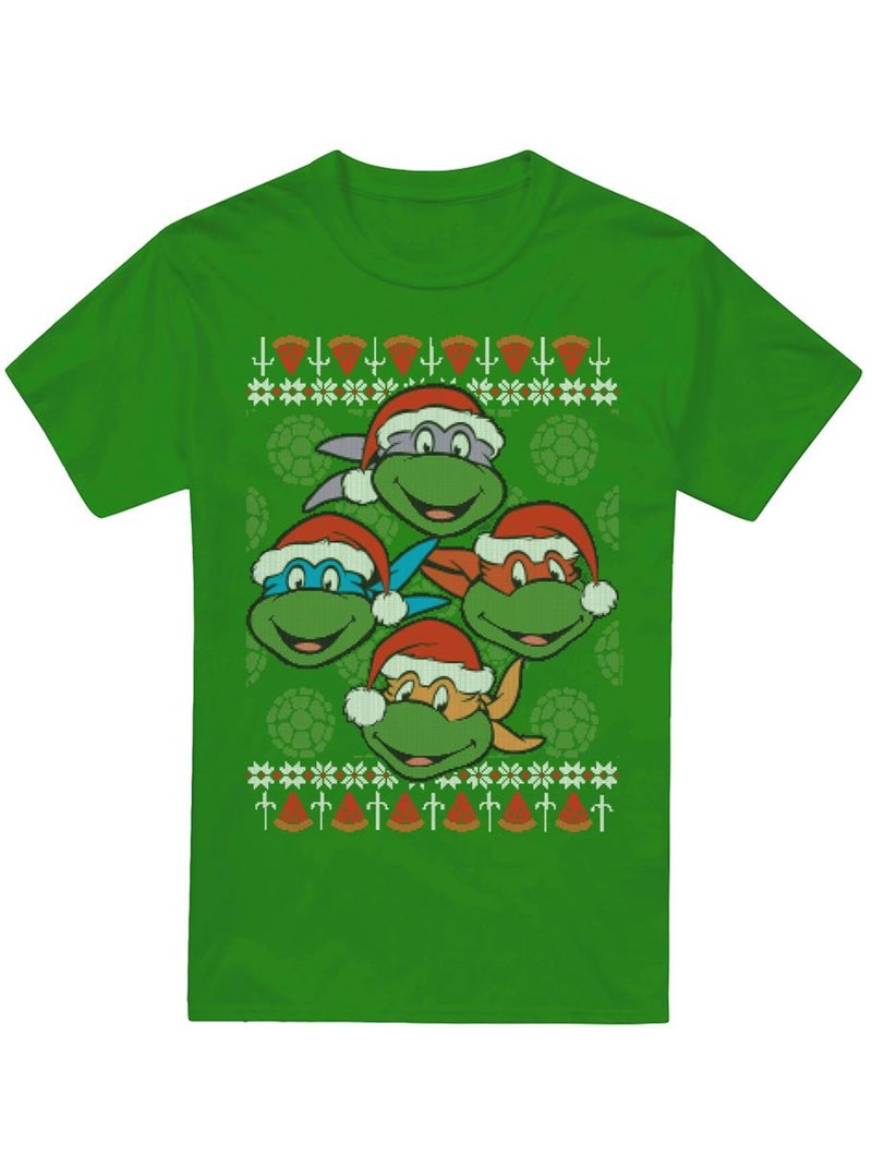 T-shirt ugly - les tortues ninja Vert émeraude - Kiabi