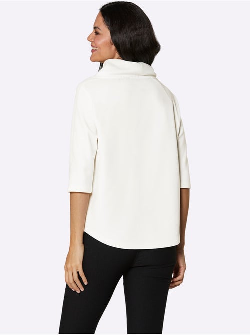 T-shirt Ultra-doux Avec Modal - Taille Standard - Helline - Kiabi