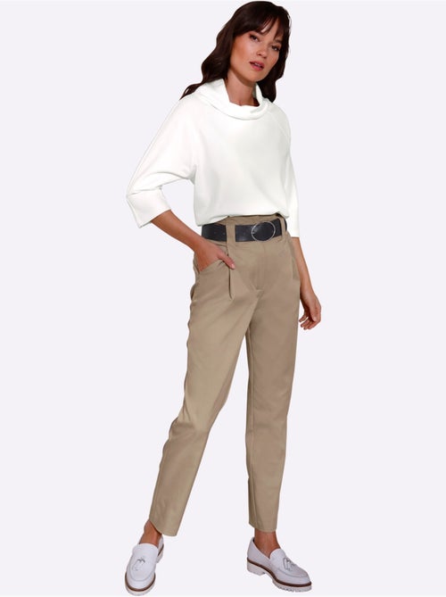 T-shirt Ultra-doux Avec Modal - Taille Standard - Helline - Kiabi
