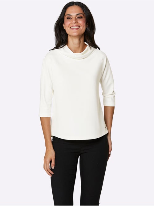 T-shirt Ultra-doux Avec Modal - Taille Standard - Helline - Kiabi
