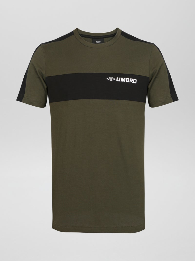 T-shirt 'Umbro' à col rond Kaki - Kiabi