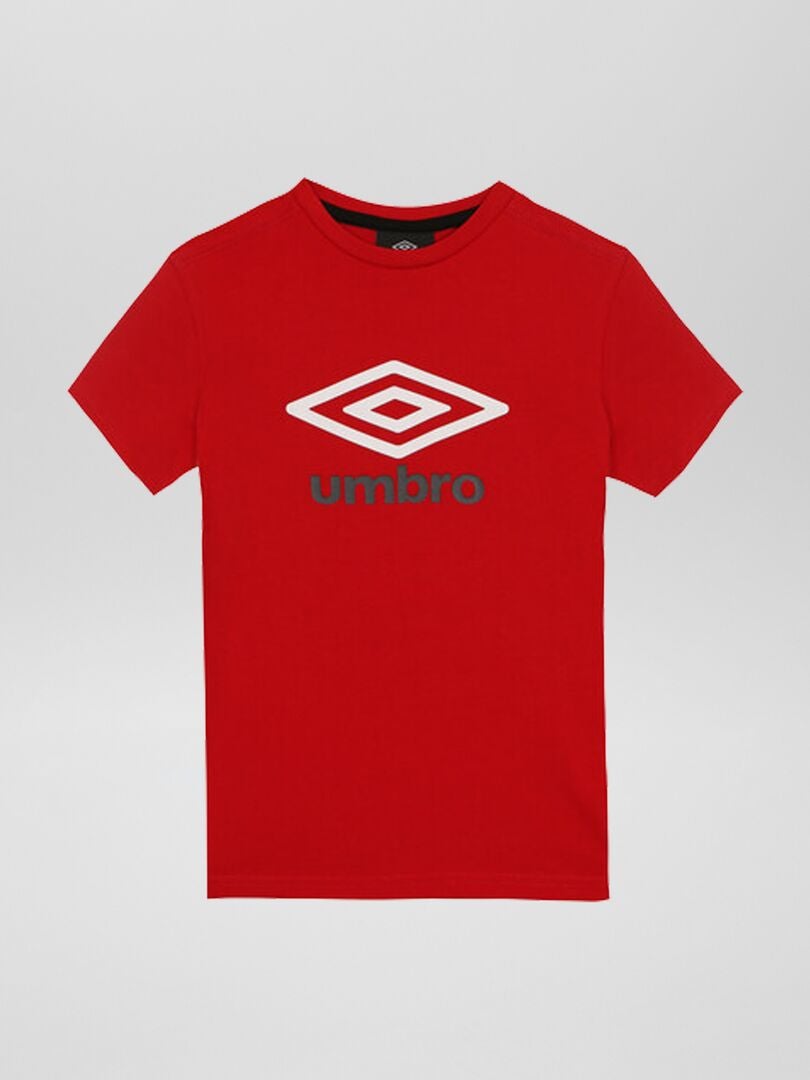 T-shirt 'Umbro' à col rond Rouge - Kiabi