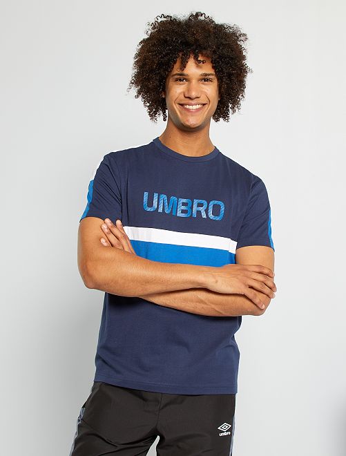 T-shirt 'Umbro' color block                                         bleu marine 
