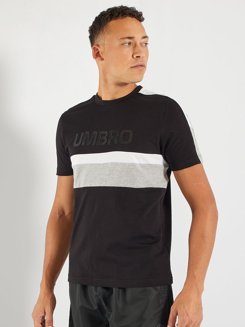 T-shirt 'Umbro' color-block noir - Kiabi