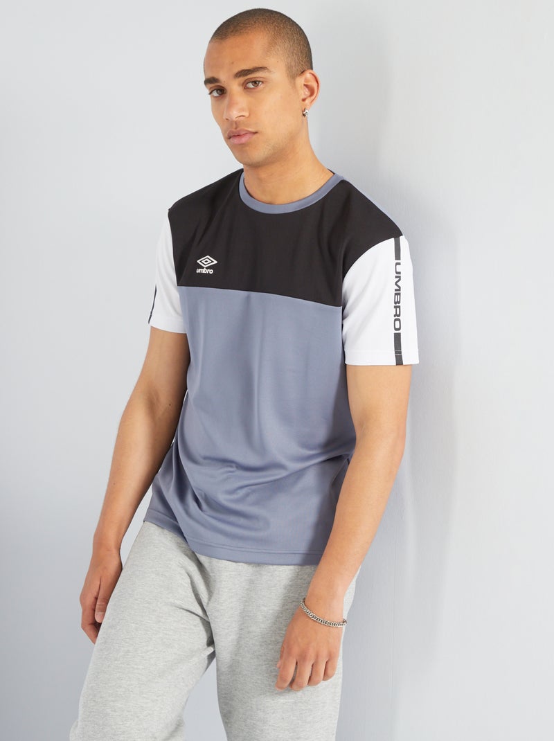 T-shirt 'Umbro' color-block Noir - Kiabi