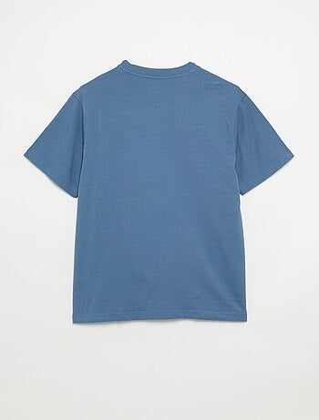 T-shirt homme uni à col rond