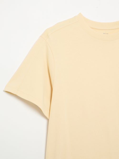 T-shirt uni à col rond pour homme - Kiabi T-shirt uni à col rond pour homme - Kiabi