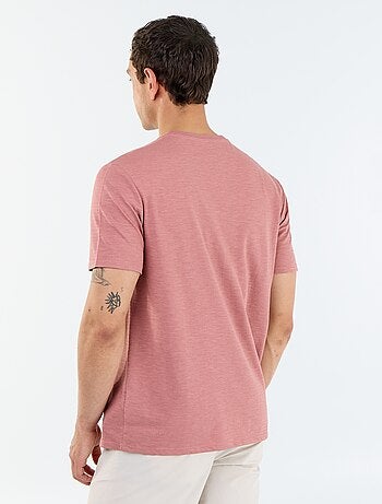 T-shirt uni à col rond homme