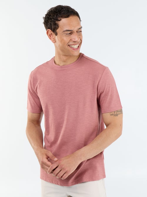 T-shirt uni à col rond pour homme - Kiabi T-shirt uni à col rond pour homme - Kiabi