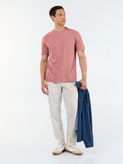 T-shirt uni à col rond pour homme - Kiabi T-shirt uni à col rond pour homme - Kiabi