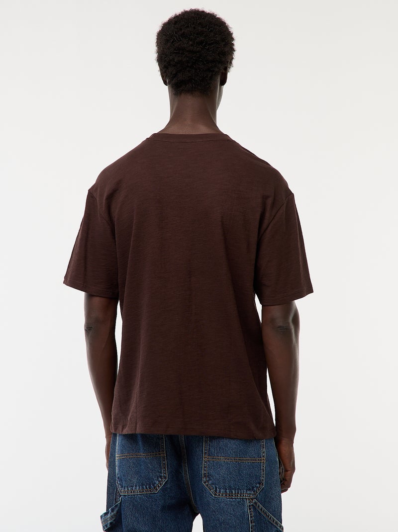 T-shirt Nautica Homme - Col Rond Manches Courtes Poche - Coton Extensible - Neuf étiqueté
