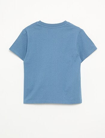 T-shirt uni à manches courtes enfant - Kiabi