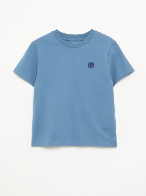 T-shirt uni à manches courtes enfant - Kiabi - Kiabi T-shirt uni à manches courtes enfant - Kiabi - Kiabi