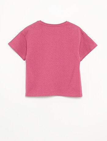 T-shirt uni à manches courtes enfant - Kiabi