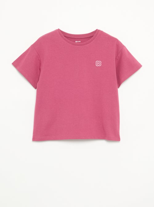 T-shirt uni à manches courtes enfant - Kiabi - Kiabi T-shirt uni à manches courtes enfant - Kiabi - Kiabi