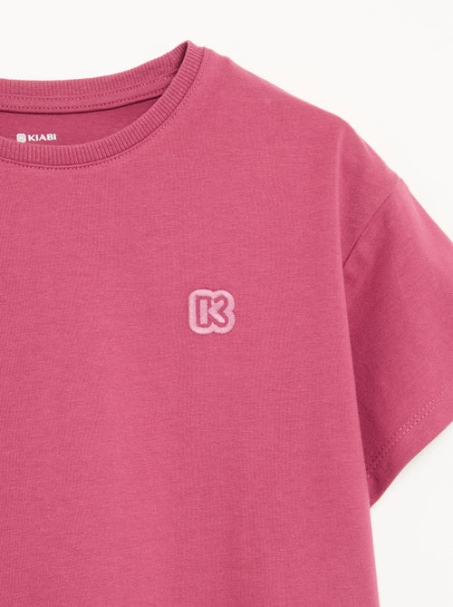 T-shirt uni à manches courtes et col rond - Kiabi - Kiabi T-shirt uni à manches courtes et col rond - Kiabi - Kiabi