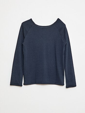 T-shirt uni à manches longues - So Easy