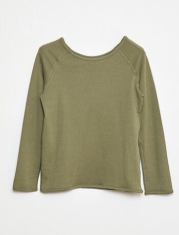 T-shirt uni à manches longues - So Easy