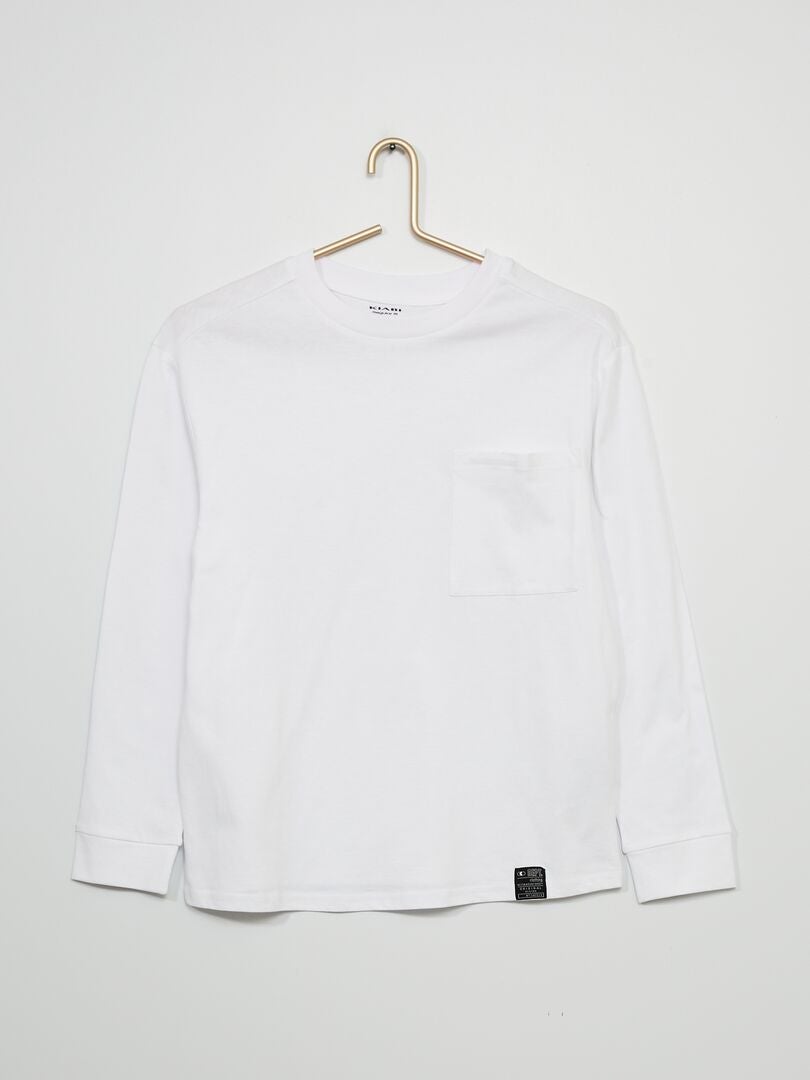 Pyjama Enfant à Manches Longues - Haut Noir Et Bas à Carreaux Rouges - 100% Coton - Taille 9-16 Ans