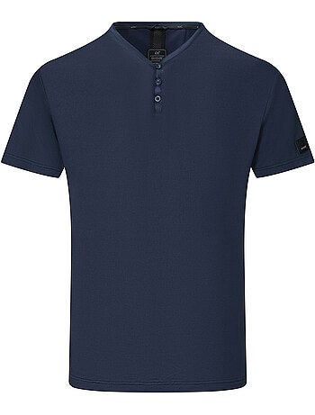 T-shirt uni col v boutonné dewi - regatta