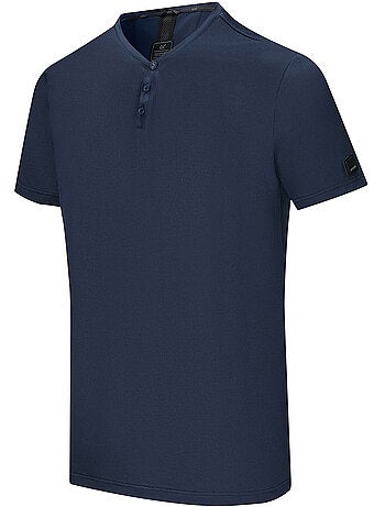 T-shirt uni col v boutonné dewi - regatta