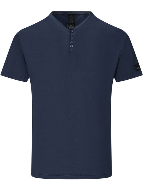 T-shirt uni col v boutonné dewi - regatta - Kiabi