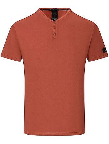T-shirt uni col v boutonné dewi - regatta
