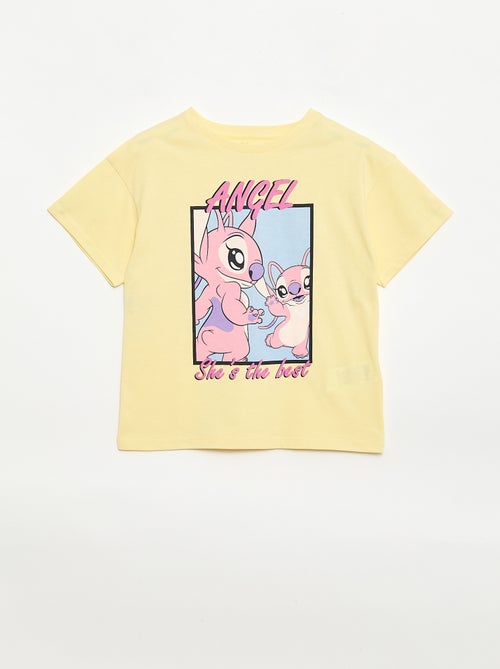 T-shirt uni 'Disney' 'Angel' en coton - Kiabi
