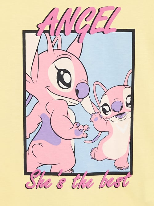 T-shirt uni 'Disney' 'Angel' en coton - Kiabi