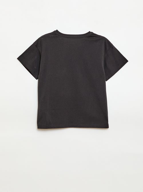 T-shirt uni 'Disney' 'Minnie' en coton - Kiabi