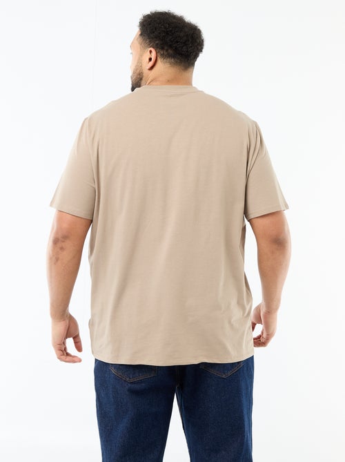 T-shirt uni en jersey à col rond pour homme - Kiabi T-shirt uni en jersey à col rond pour homme - Kiabi