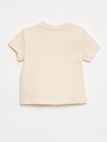 T-shirt uni en jersey coton