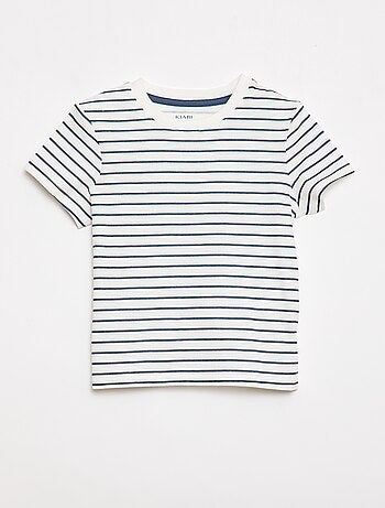T-shirt uni en jersey coton