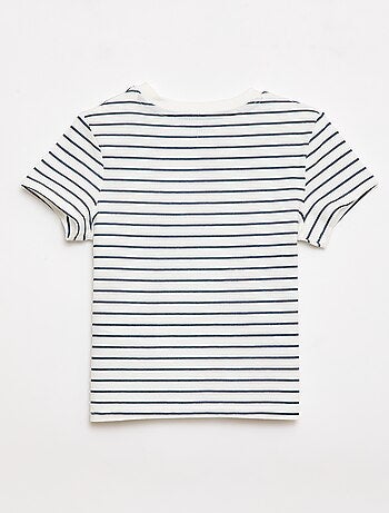 T-shirt uni en jersey coton