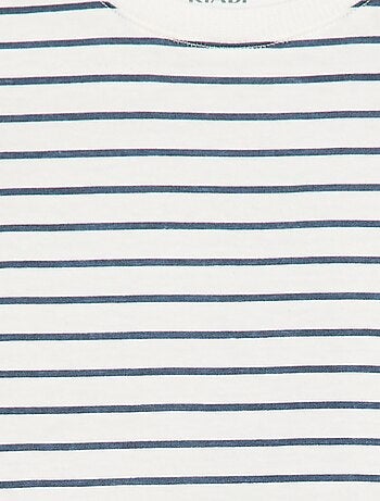 T-shirt uni en jersey coton