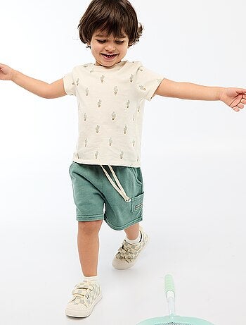 T-shirt uni en jersey coton