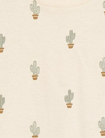 T-shirt uni en jersey coton