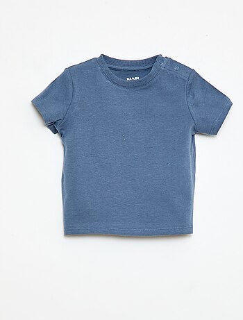T-shirt uni en jersey coton
