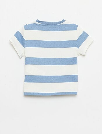 T-shirt uni en jersey coton
