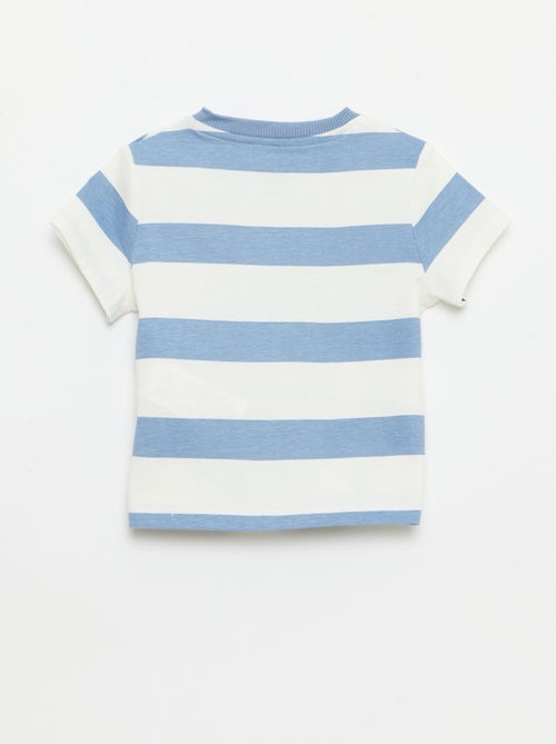 T-shirt uni en jersey coton - Kiabi