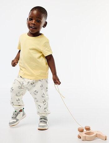 T-shirt uni en jersey coton