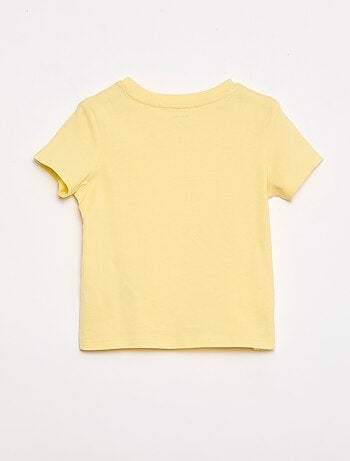T-shirt uni en jersey coton
