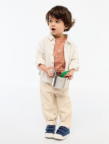 T-shirt uni en jersey coton