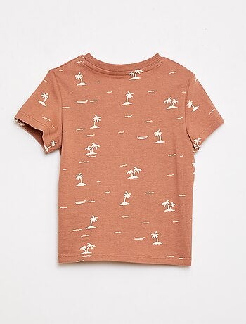 T-shirt uni en jersey coton