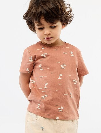 T-shirt uni en jersey coton