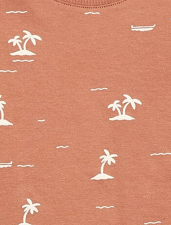 T-shirt uni en jersey coton