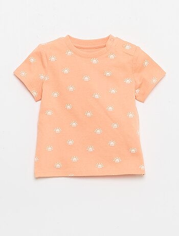 T-shirt uni en jersey coton
