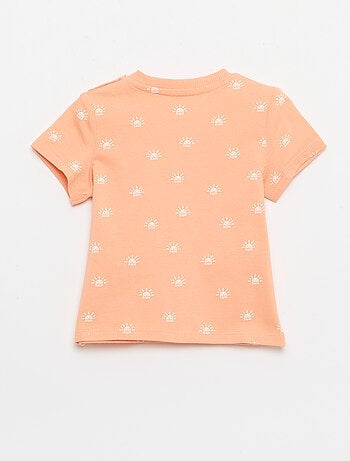 T-shirt uni en jersey coton