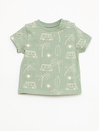 T-shirt uni en jersey coton