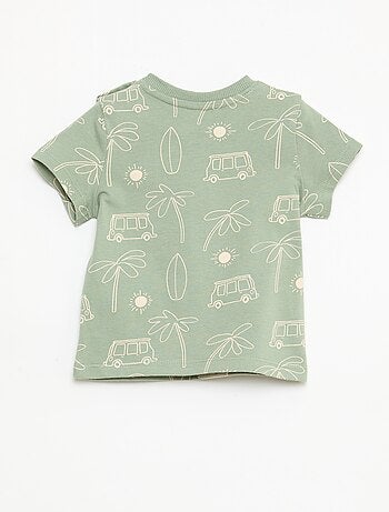 T-shirt uni en jersey coton